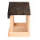Fallen Fruits FB462 Wall Bird Table,Brown 3