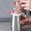 BEABA BEABA, Gourde inox 350 ml + anse - old pink 6