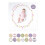 Milestone Swaddle Blanket and Card Set, Isn't she Lovely 1