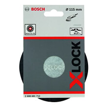 Piastra di levigatura - Bosch - X-LOCK - 115 mm - 13 300 tr/min - Plastica rinforzata
