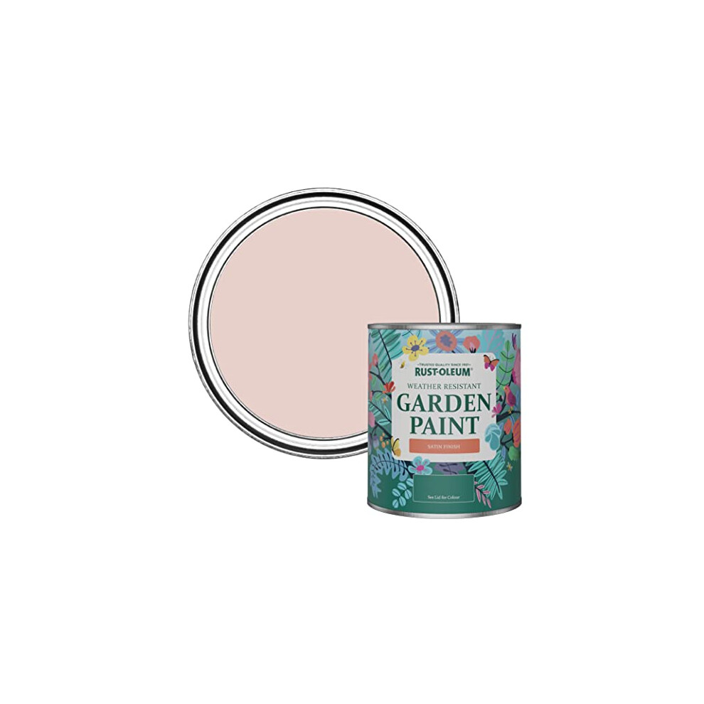 Pink Mould-Resistant Garden Paint In Satin Finish - Pink Champagne 750Ml 5013296507325