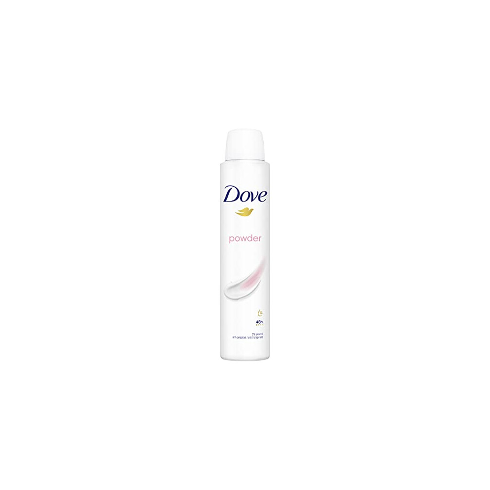Powder Anti-perspirant Deodorant Spray pack of 6 with ¼ moisturising cream for 48 hours of protection 200 ml