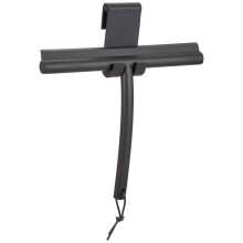 Blomus 68982 Squeegee de chuveiro Matt preto H 20 cm B 25 cm T 2 5 cm cinza