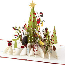 Hallmark Signature Paper Wonder Pop Up Julkort (Mickey Mouse och vnner)