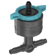 Micro-Drip-System Adjustable Inline Drip Head 1 to 8 l/h, pressure-equalising: For plants with different water