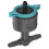 Gardena Micro-Drip-System Adjustable Inline Drip Head 1 to 8 l/h, pressure-equalising: For plants with different water 1