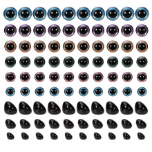 90pcs Plush Toy Crochet Craft Large Stuffed Animals Safety Eyes Noses