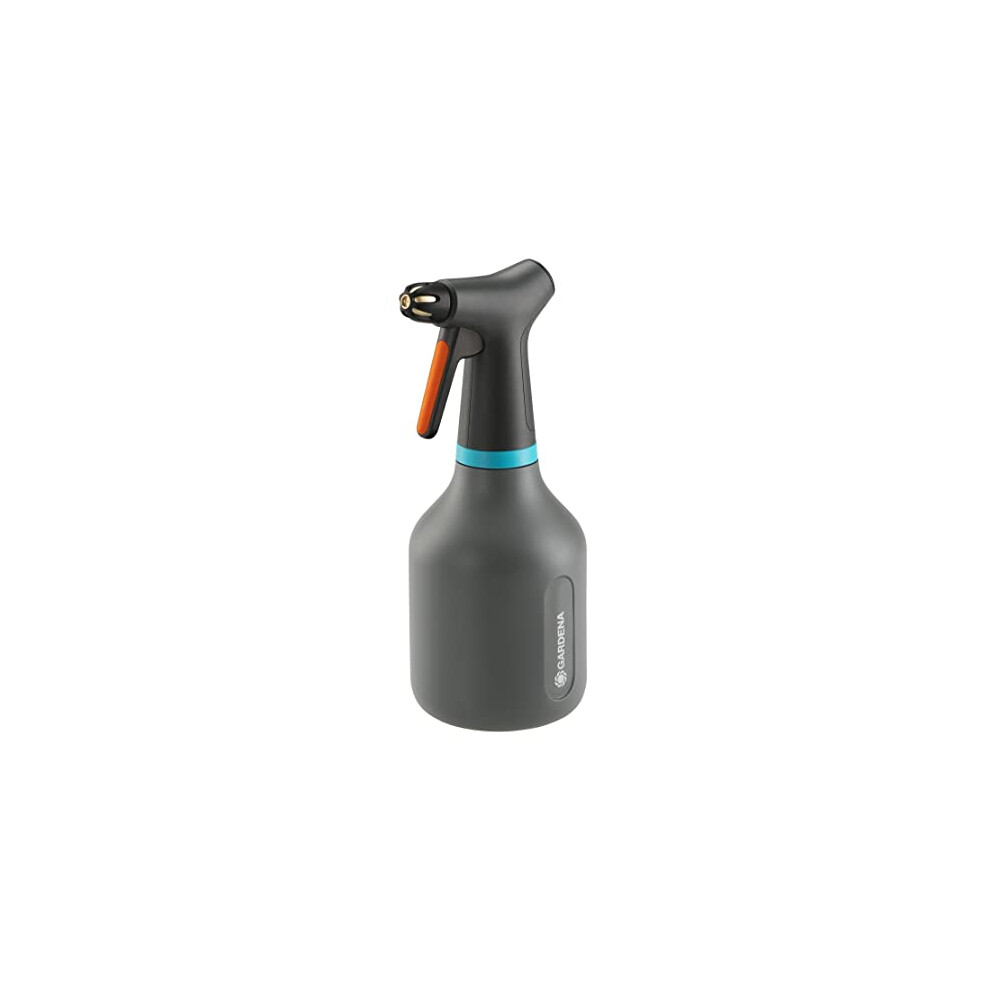 Gardena Pump Sprayer 0.75 L: Pump Sprayer With 360 Function, Brass Nozzle Adjustable From Full Jet To Fine Mist, Large Filler