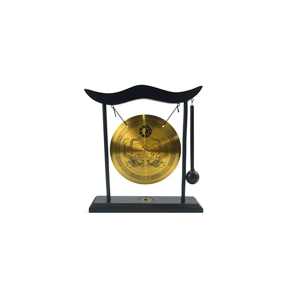 Zen Art Brass Feng Shui Desktop Gong H1303
