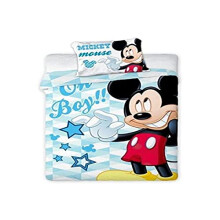 Mickey Mouse M05 Baby Reversible Bed Linen 100 x 135 cm 100% Cotton