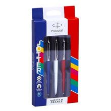 Jotter Originals Ballpoint Pens | Limited Edition France Trio Pack | Blue, White & Red Barrels | Blue Ink | Set of 3