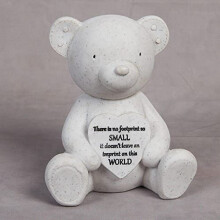 & Co Grave/Memorial/Marker - Child/Baby - TEDDY & HEART