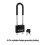 Master Lock Padlock, Covered Aluminum Lock, 2 in. Wide, Black, 527D 4