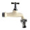 COLORTAPS 590227 Adjustable Garden Tap ½" White with Automatic Hose Outlet 1