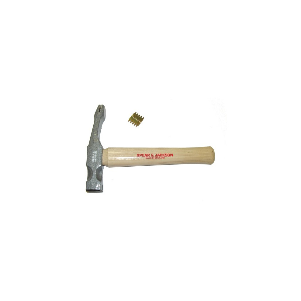 SJ-SSH28 S.E.Scutch Hickory Hammer, Blue, 28 Oz