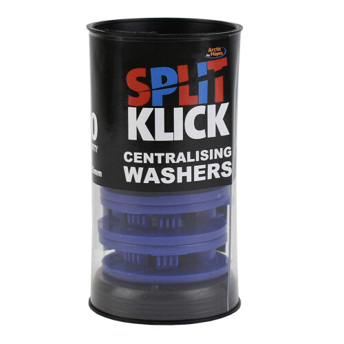 SK2PK10 Split Klick Centralising Washer 10-Pieces, Dark Blue