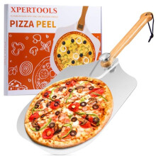 Pizza Peel 12 Inch: Premium Wooden Pizza Peel and Pizza Paddle, Ideal Pizza Shovel and Pizza Spatula for Your Pizza Oven