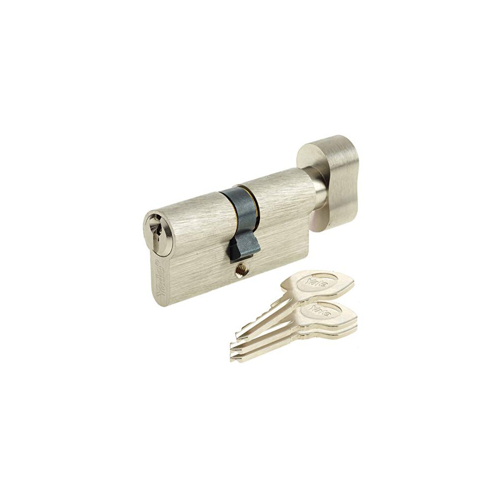 Yale Yc500+ Half Cylinder Lock 30 X 10 Mm For Door, Yc500+ 30X30bt Ni