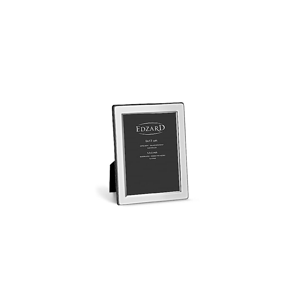 Photo Frame Salerno, 3,5x5 inch (9x13 cm), Silver Plated Picture Frame, Tarnish Protected