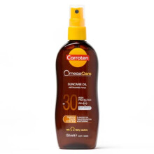 OmegaCare Tanning Oil SPF 30, 150 ml - Tan Accelerator with Sun Protection - Sun Tan Spray with Omega Fatty Acids -