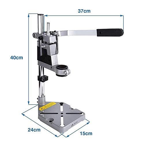 Universal Bench Drill Press Stand, Bench Drill Press Stand Clamp Base Frame for Electric Drills DIY Tool Press Hand 2