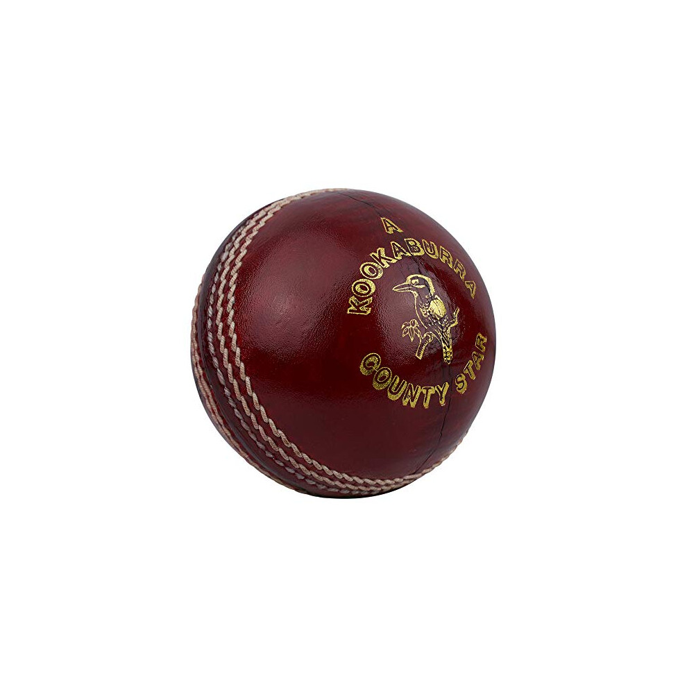 County Star Cricket Ball 4.75oz, Red, Youths