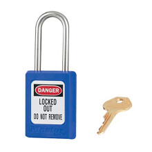 S31BLU S31 thermoplastic Safety Padlock, Blue, 9.9 cm x 5.1 cm x 2.8 cm