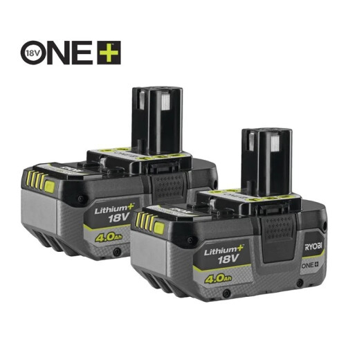 Ryobi Ryobi RB1840X2 18V ONE+ Lithium+ 4.0Ah Battery Twin Pack