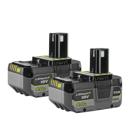 Ryobi Ryobi RB1840X2 18V ONE+ Lithium+ 4.0Ah Battery Twin Pack 2