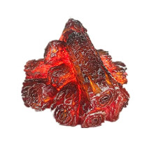 1 Piece Burning Charcoal LED Lamp Artificial LED Fireplace Realistic Log Wood Glowing Burning Flame Flameless Fireplace
