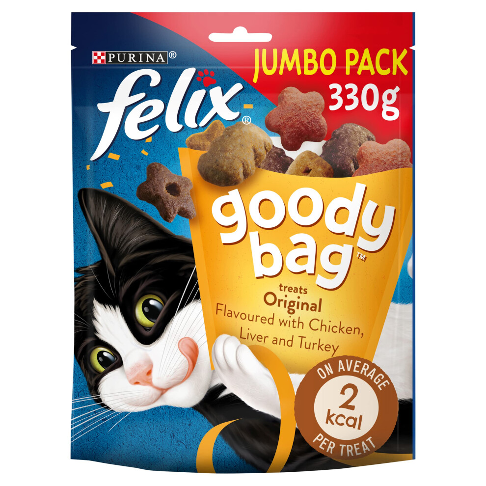 Goody Bag Original Mix Cat Treats 330g, Pack of 5