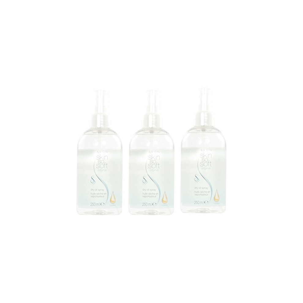 Skin So Soft Original Dry Oil Spray Size Bottle 250 ml - Pack of 3