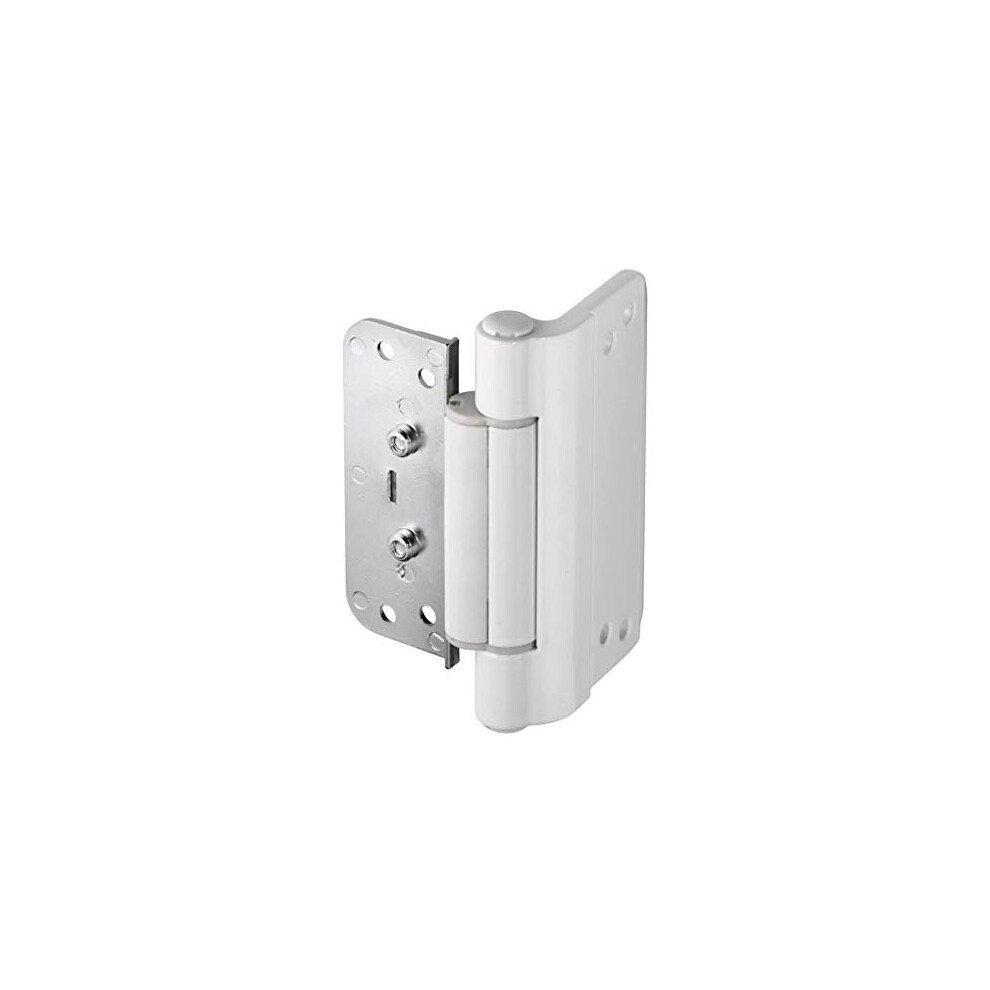 Composite Doors Hinge White Trojan 3D Adjustable Butt Rebate Door Hinge 5068645988485