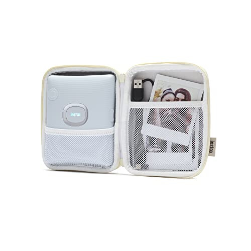 Fujifilm SQUARE Link smartphone printer case, Woven Ivory 1