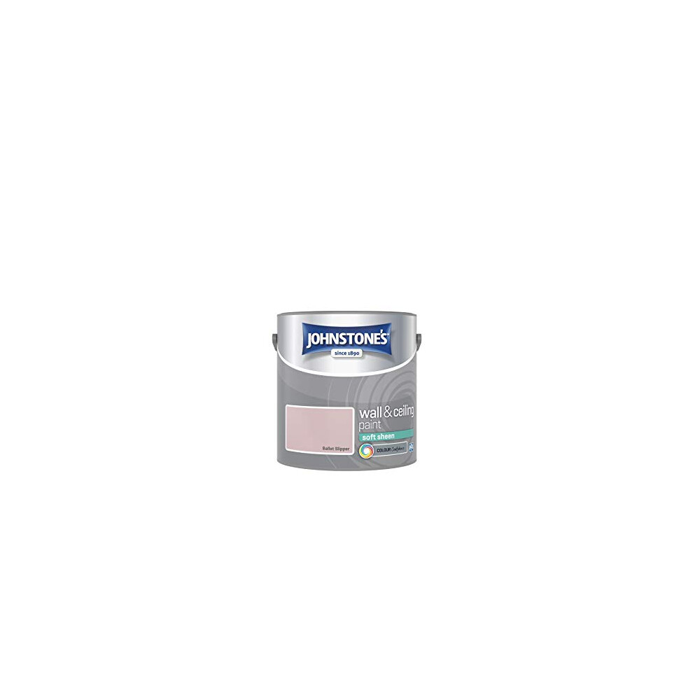 Johnstone's Wall And Ceiling Soft Sheen Emulsion Paint - Ballet Slipper 2.5L