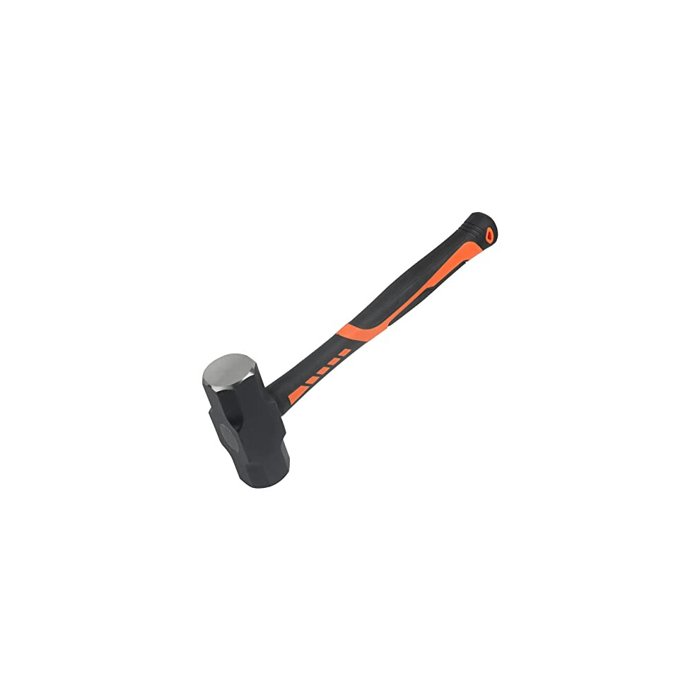 1.8Kg/4Lbs Club Hammer, Sledgehammers Lump Drilling Hammer With Fibreglass Handle For Gardening, Camping, Rock 758226189138