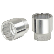 911.4124 3/4" 12 Point Socket, Short, 43 mm