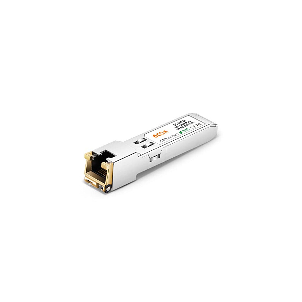 Sfp To Rj45 Copper Module Transceiver 1000Base-T Gigabit Transceiver For Ubiquiti Uf-Rj45-1G (Cat5e Cable, Up To 100M) 749882731533