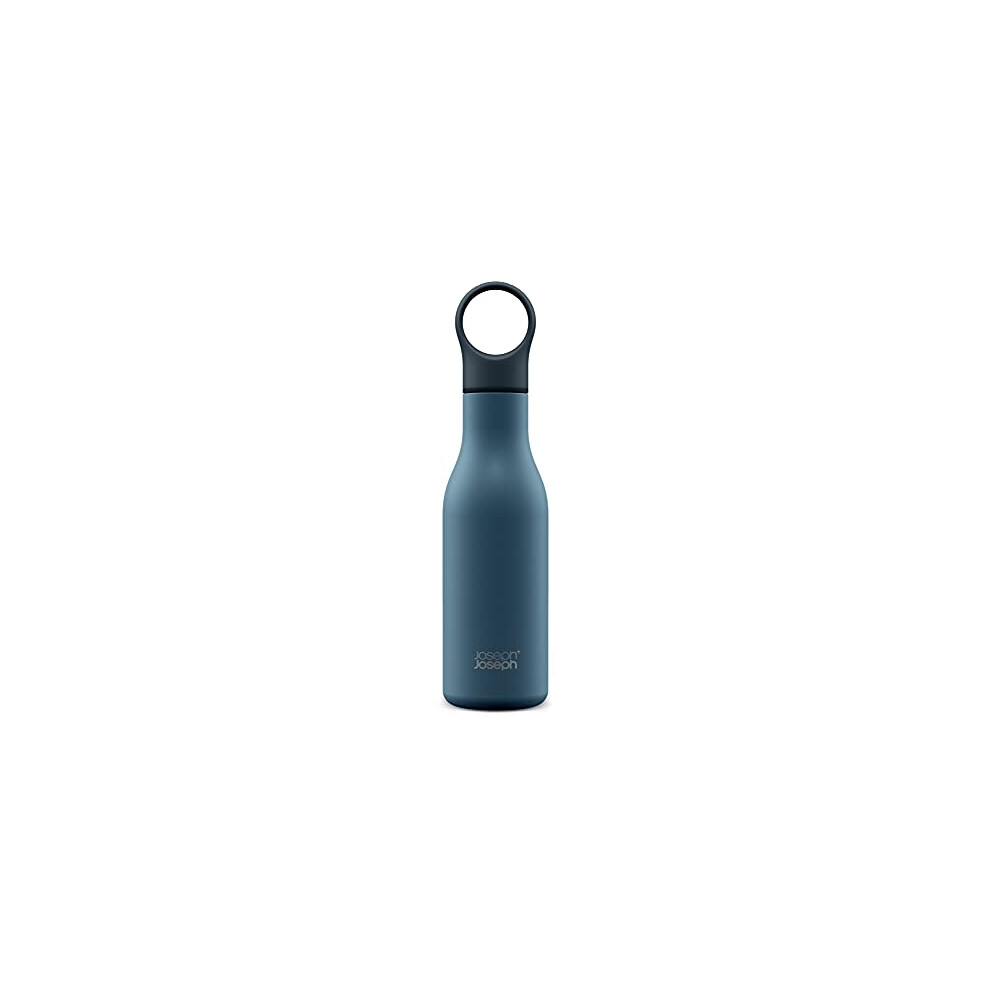 Loop- Stainless-steel Vacuum Insulated Water Bottle, Flask for Work, Gym, Travel- 500ml, Blue
