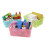 Plastic Colored Storage Baskets, Small Woven Baskets Set of 6 4