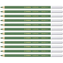 Chalk-Pastel Pencil - STABILO CarbOthello - Pack of 12 - Viridian Matt