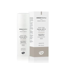Scent Free Facial SPF15 Sun Cream 50ml | Natural & Organic Sensitive SPF Moisturiser for Combination, Spot-Prone or