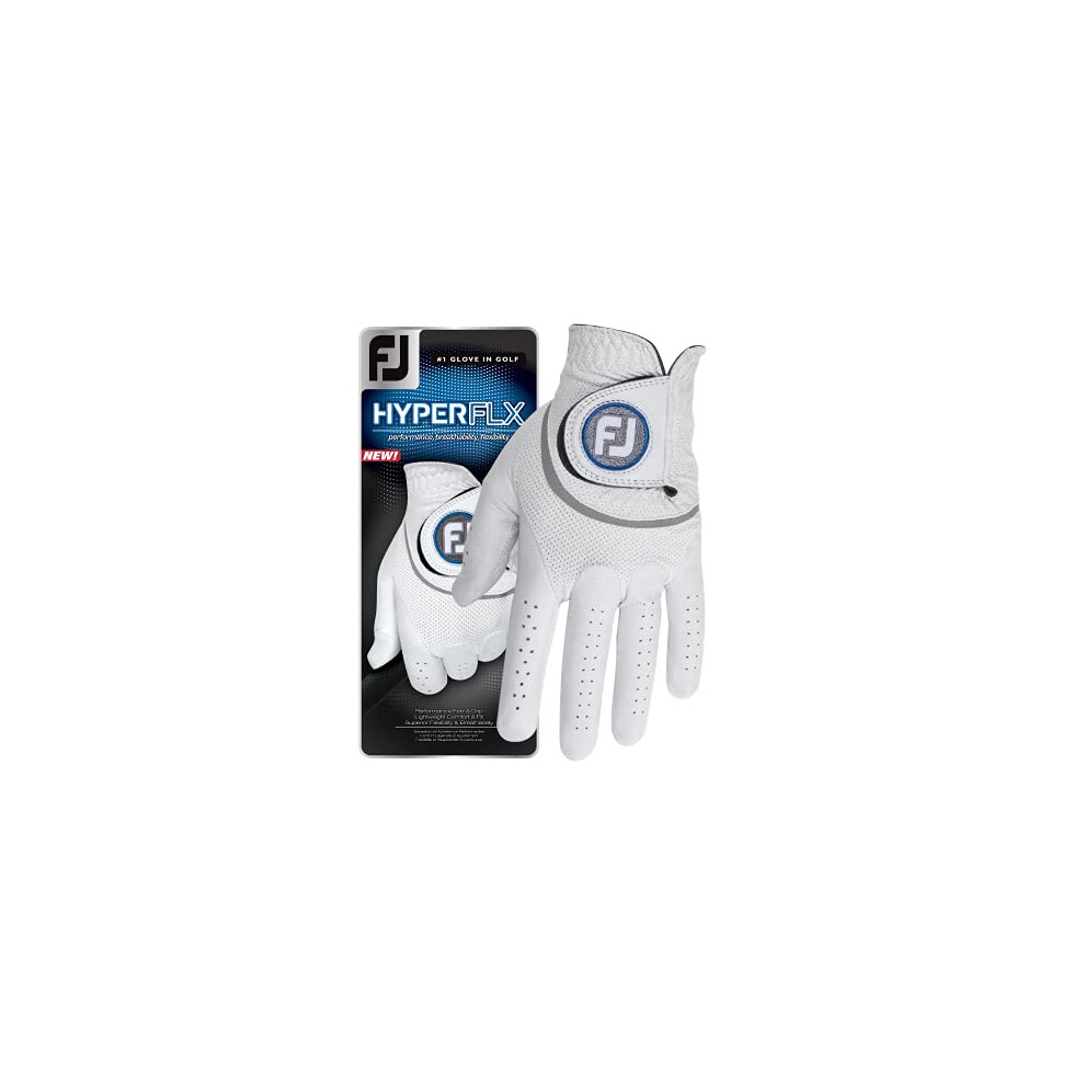 HyperFLX Ladies Golf Glove,White,M/L