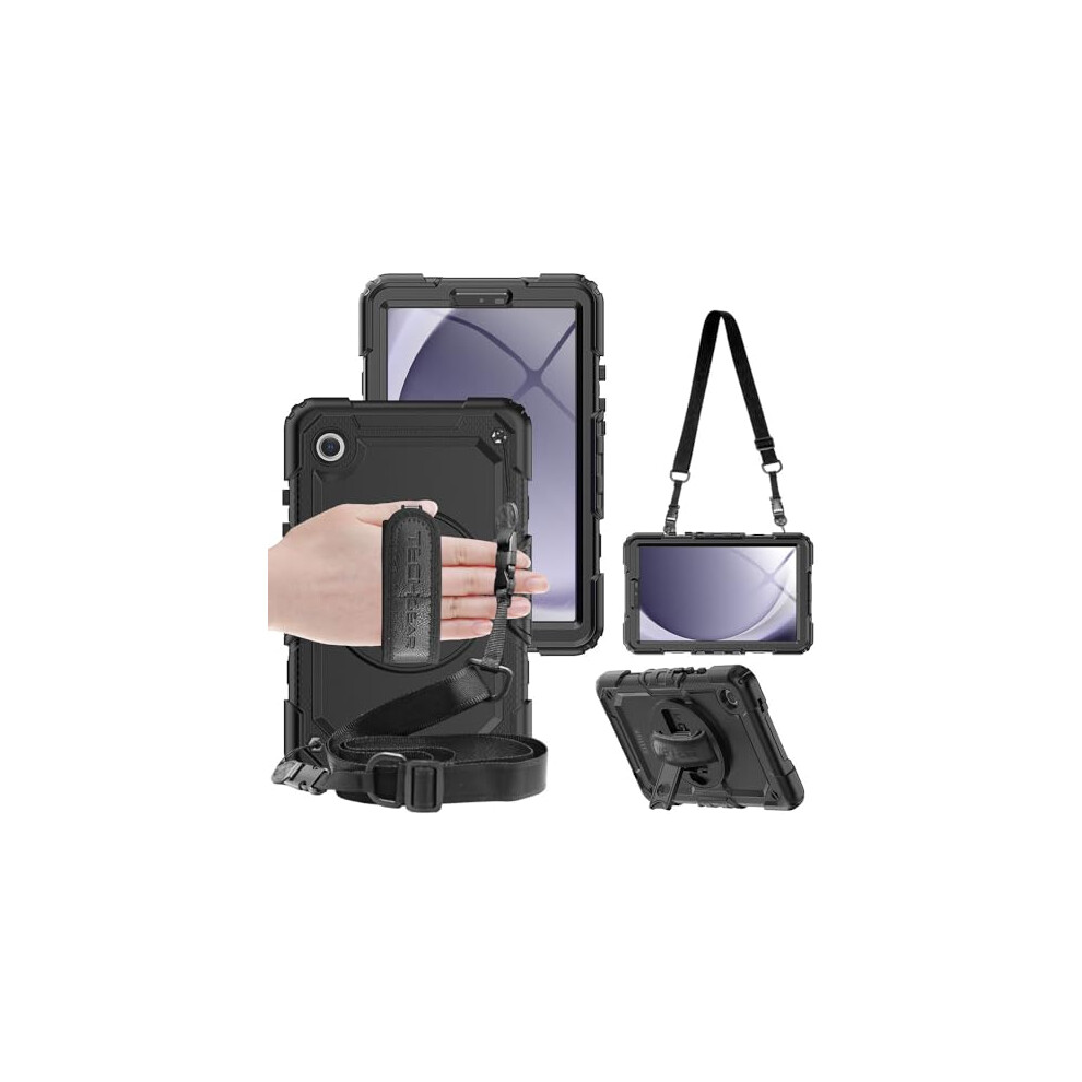 Utility Case Fits Samsung Galaxy Tab A9 8.7" (Sm-X110 / Sm-X115) Tough Rugged Heavy Duty Armour Shockproof Impact Case 5056284475701