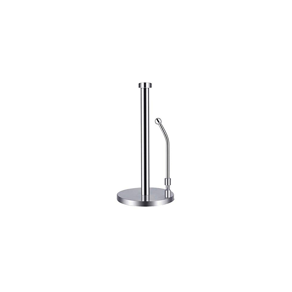 Distributeur de papier essuie-tout Abuycs en acier inoxydable, antid   rapant,     une main, design moderne, argent