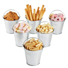 Mini Metal Food Serving Cubes 10.5 x 7 x 10.5cm Pack of 6
