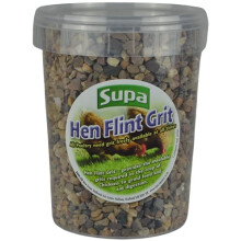 Poultry Hen Flint Grit Tub, 1 Litre, Pack of 5, Provides The Insoluble Grits Required In The Crop Of Chickens To Grind