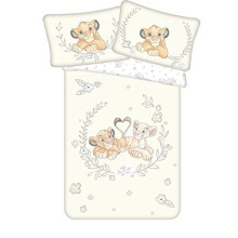 Lion King Children's Bed Linen Disney 2-Piece 100% Cotton 40 x 60 cm + 100 x 135 cm