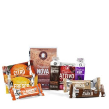 Starter Pack - Premium Box of 3 Energy Bars, 2 Energy Gels, 2 Energy Chews, 1 Recovery & 1 Hydration Powder, 100%