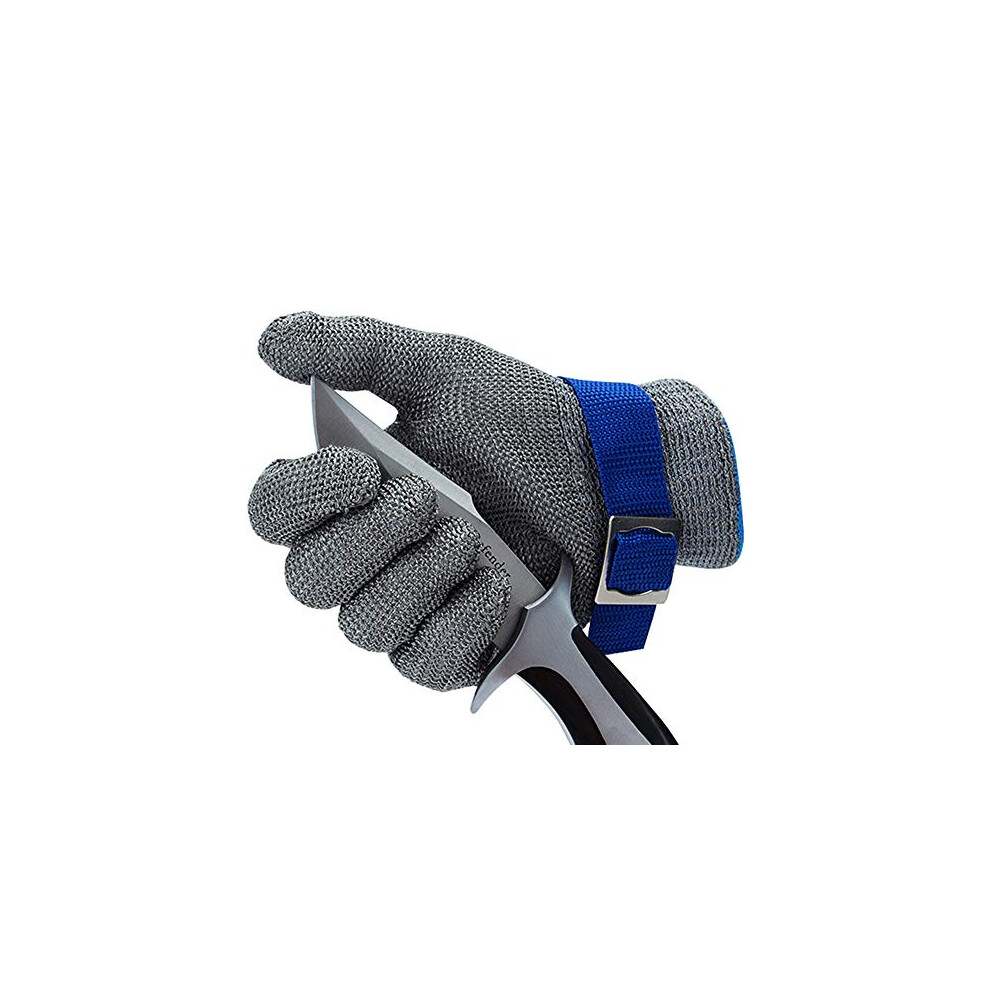 Level 9 Cut Resistant Glove Stainless Steel Mesh Metal Wire Glove Durable Rustproof Butcher Glove Kitchen Cutting 734830337981